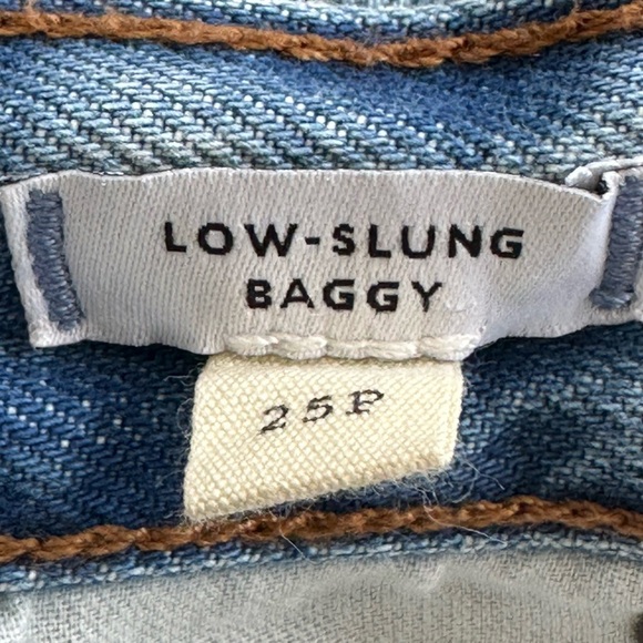 NEW MADEWELL Low-Slung Baggy Jeans‎ Wide Leg Size 25P - Picture 8 of 8